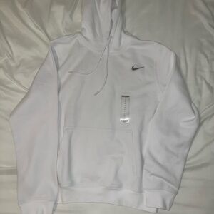 Nike Men's White Hoodie